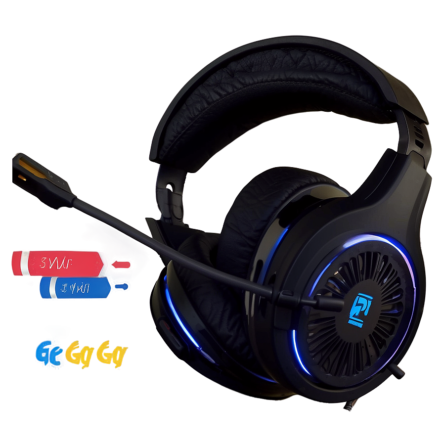 Comfortable Gaming Headset Png Qvp