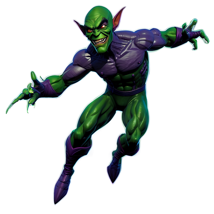 Comic Green Goblin Png 06112024