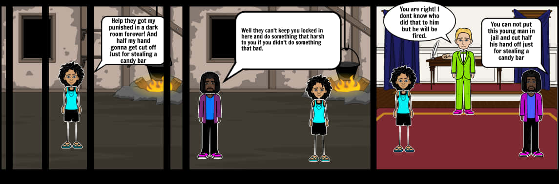 Comic Strip Dialogueon Justiceand Punishment