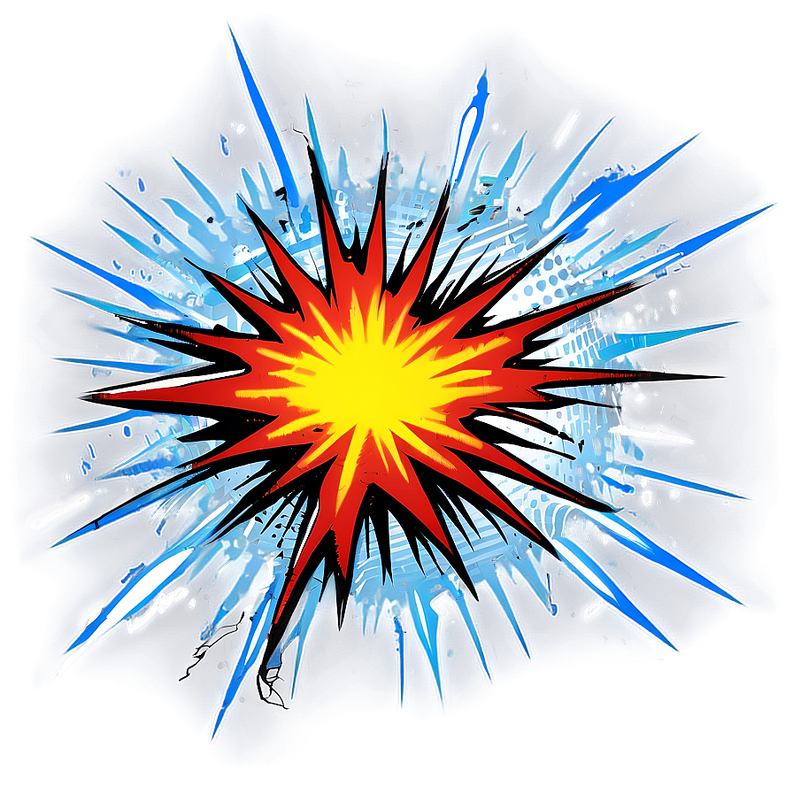 Comic Style Explosion PNG kgw93 PNG image with a transparent background, free high-resolution download