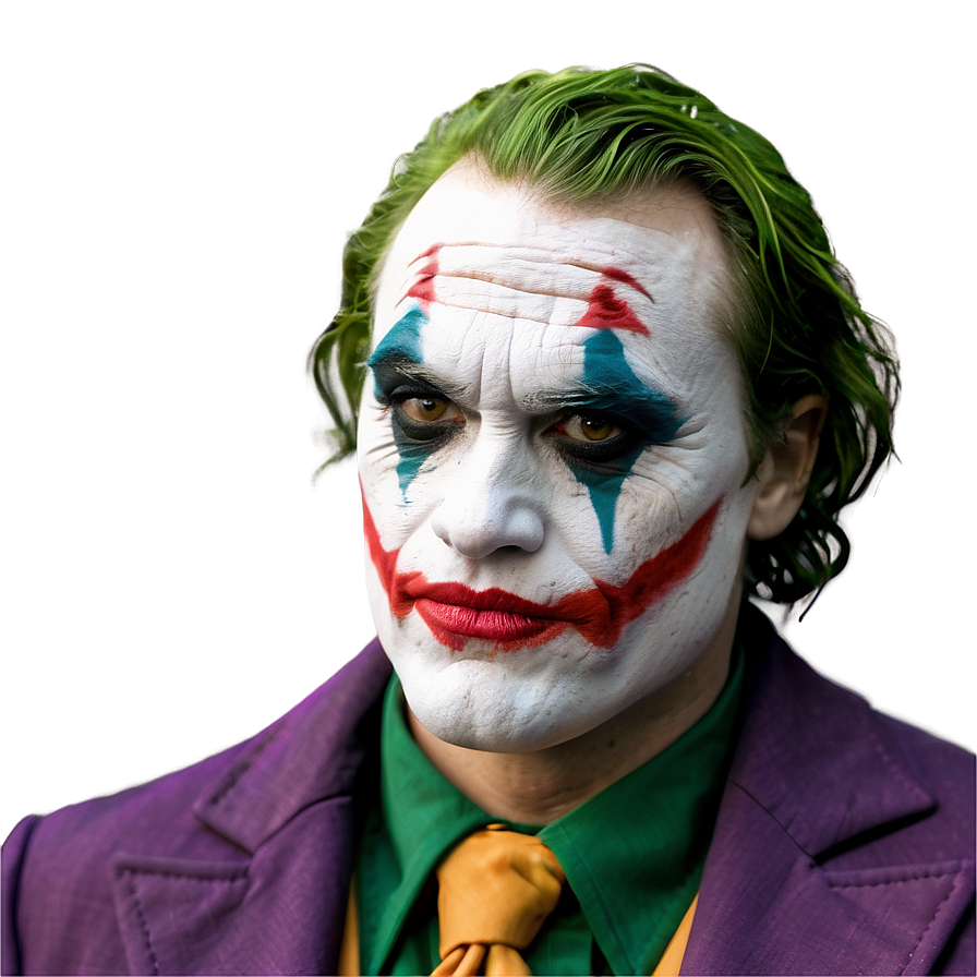 Comic Style Joker Makeup Png Nmu9