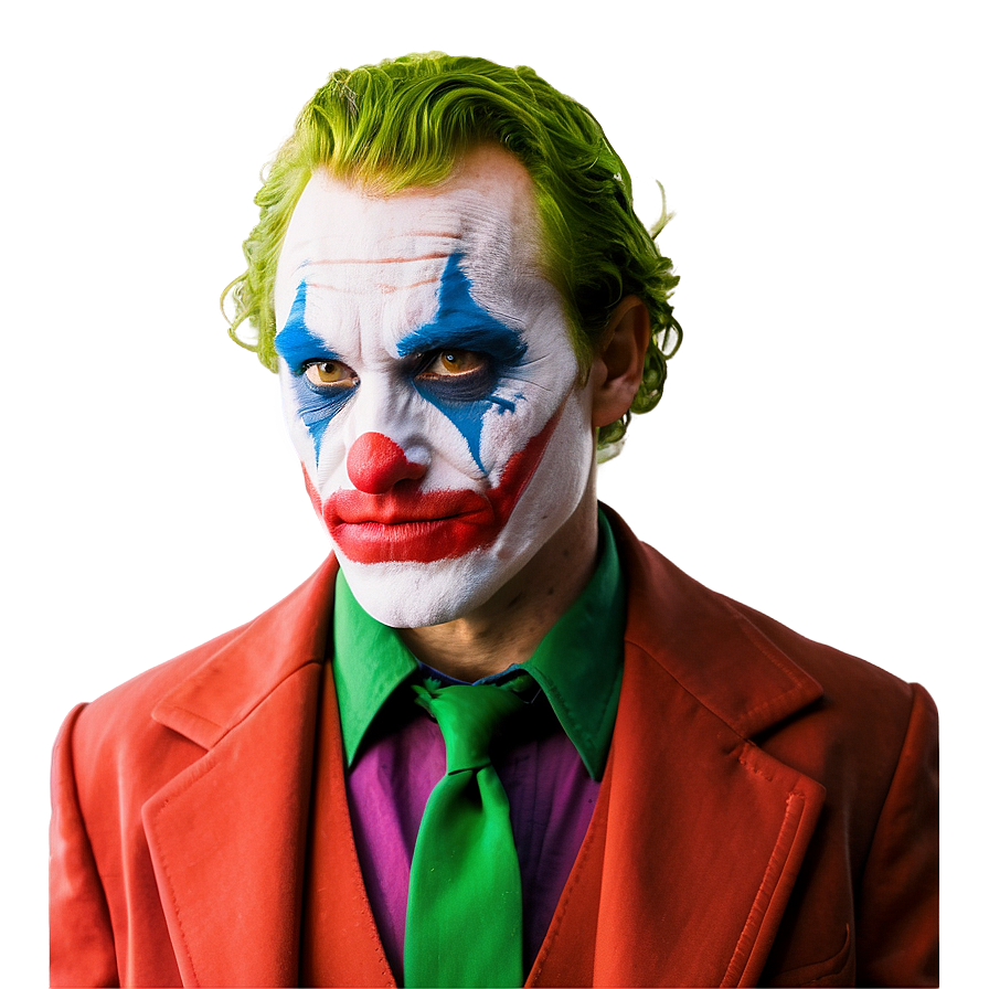 Comic Style Joker Makeup Png Rng