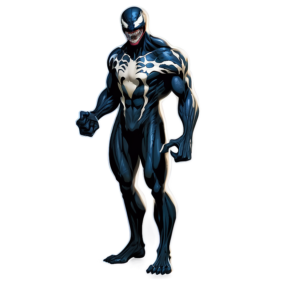 Comic Style Venom PNG qyf PNG with transparent background
