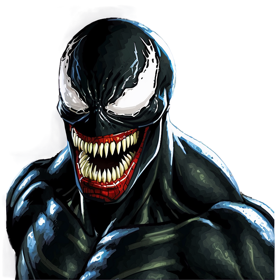 Comic Style Venom Png Wrf