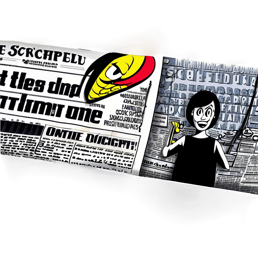 Comics And Puzzles Newspaper Png Iaa90