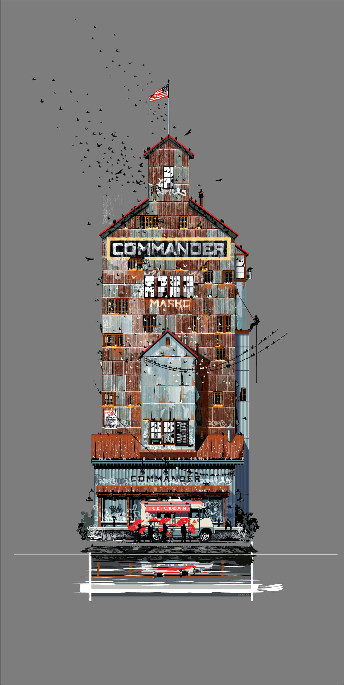 Commander Market Artistic Rendering