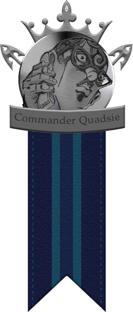 Commander Quadsie Medal PNG with transparent background