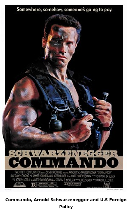 Commando Movie Poster Arnold Schwarzenegger