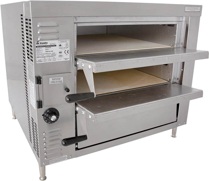 Gas Pizza Baking And Roasting Oven Gp51 Pn201ge51n - Counter Double Deck Conveyor Pizza Oven, HD Png Download PNG with transparent background