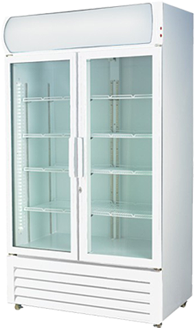 F - E - D - Lg-1000ge Double Door Display Fridge - F.e.d. Thermaster Lg-1000ge 2 Door Display Fridge PNG with transparent background
