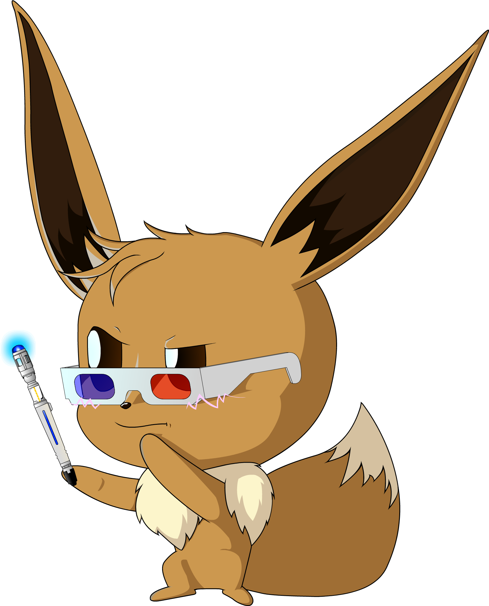 Commission- Eevee The 10th - Cartoon, HD Png Download PNG with transparent background