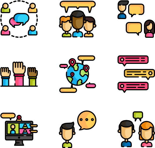 Communication Icons Set