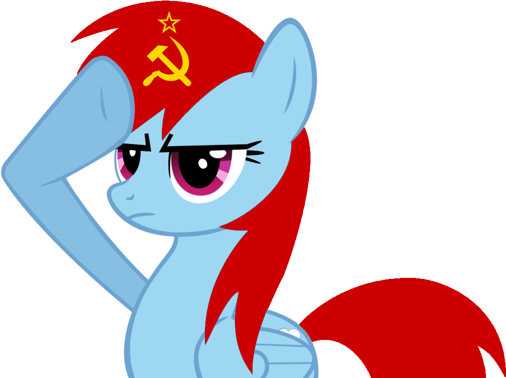 Communism, Rainbow Dash, Rainbow Dash Salutes, Safe, - Rainbow Dash Salute PNG with transparent background
