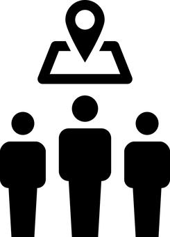 Community Cast Group Pose PNG with transparent background