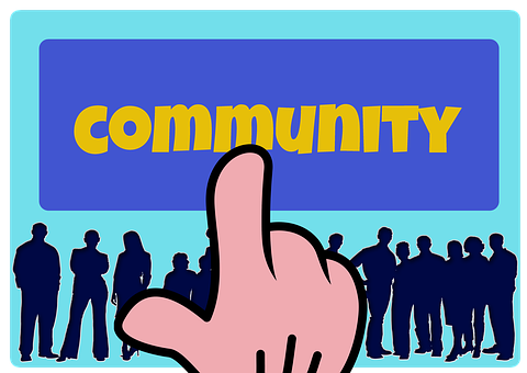 Community Engagement Concept PNG with transparent background