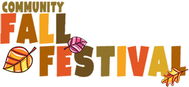 Community Fall Festival Graphic PNG with transparent background