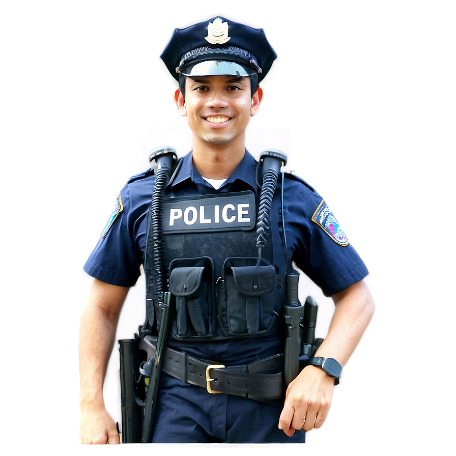 Community Police Officer Png Qmt