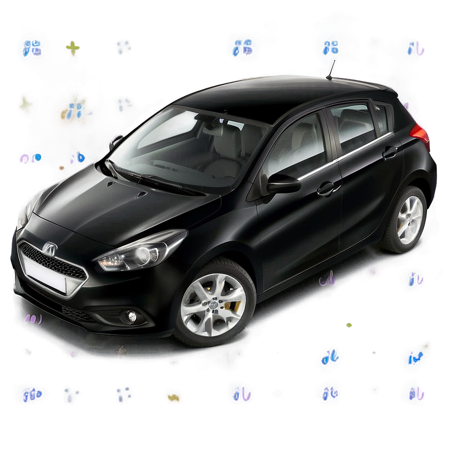 Compact Black Car Png Wnv