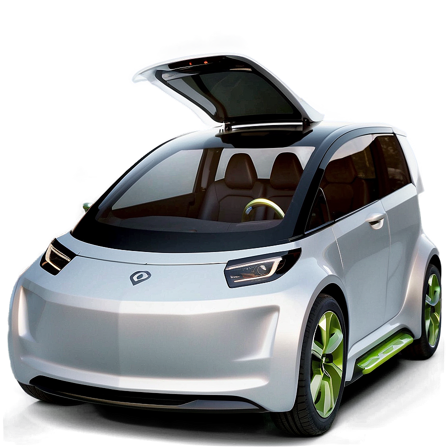 Compact Electric Car Concept Png Esd