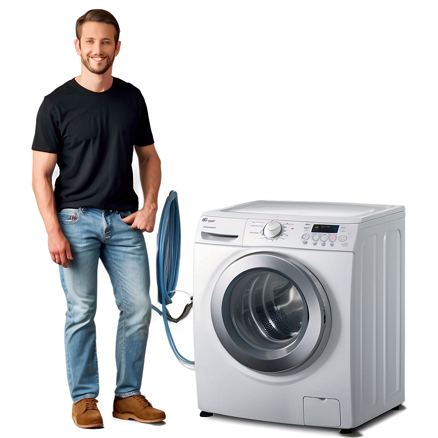 Compact Portable Washer Illustration Png 06282024