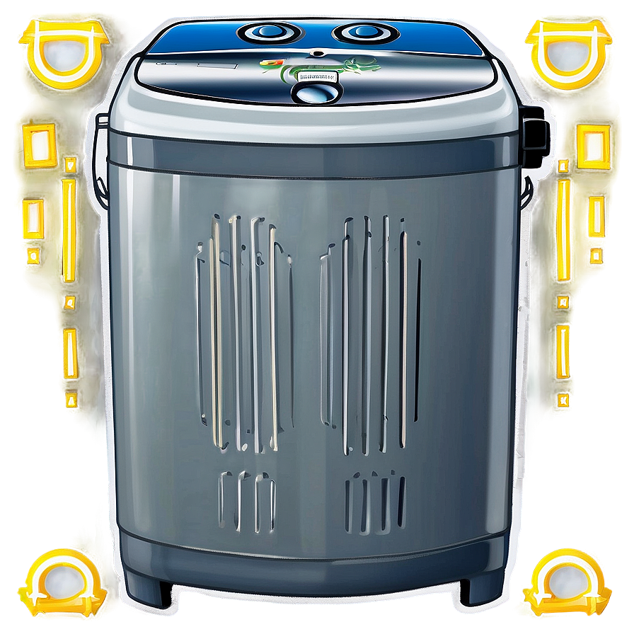 Compact Portable Washer Illustration Png 28