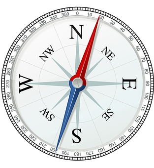 Compass Dial Navigation PNG with transparent background