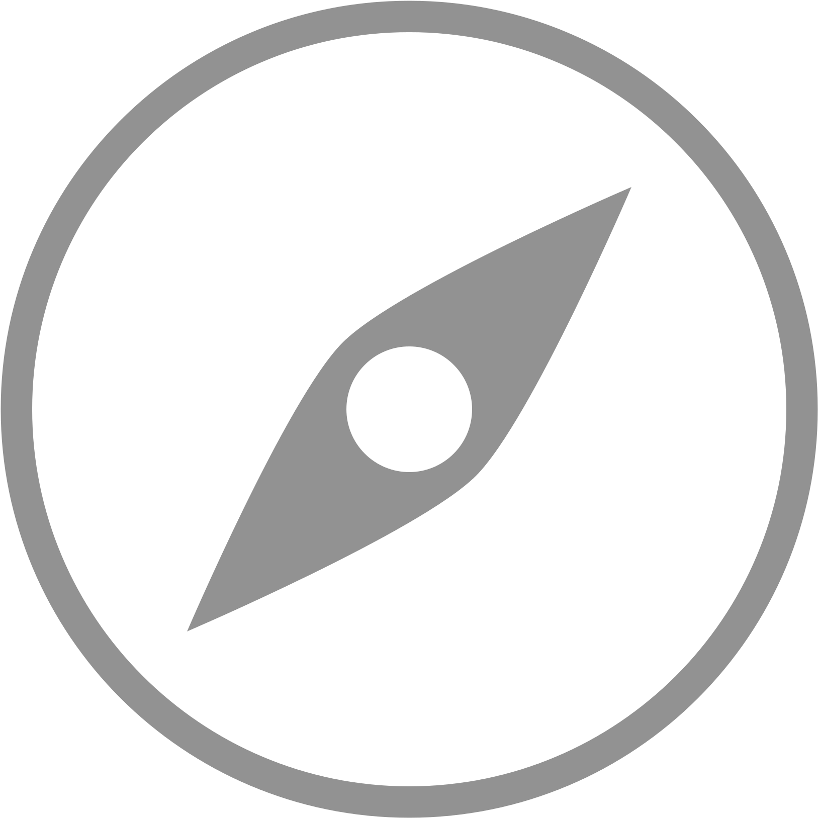 Compass Icon Navigation Tool PNG with transparent background