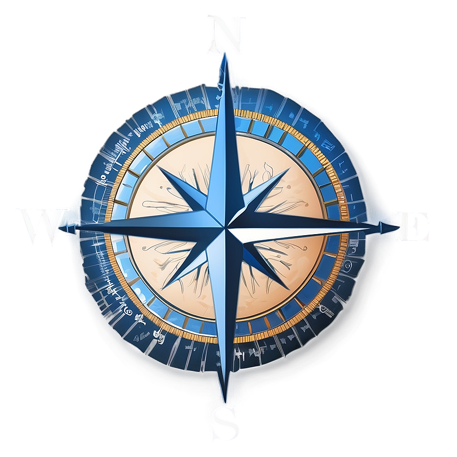 Compass Rose Blueprint Png Agn55