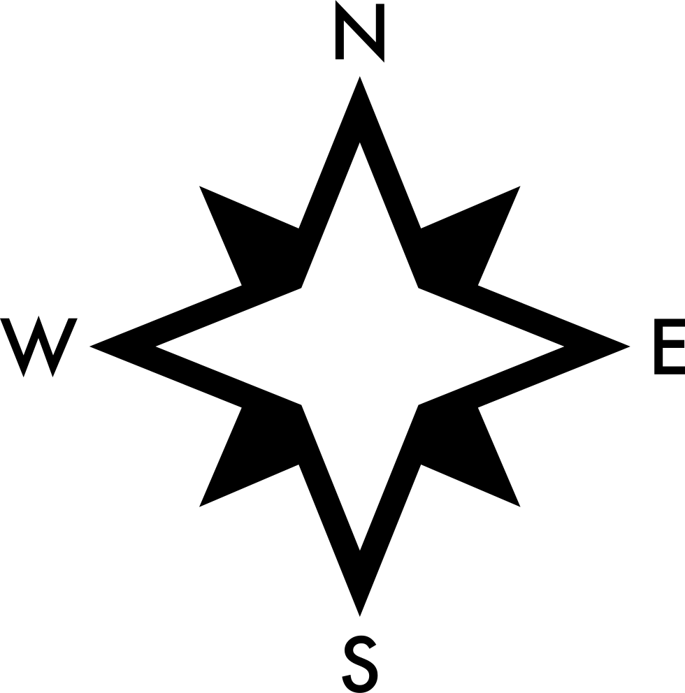 Cardinal Points On Winds Star Symbol - La Estrella De Los Puntos Cardinales, HD Png Download PNG with transparent background
