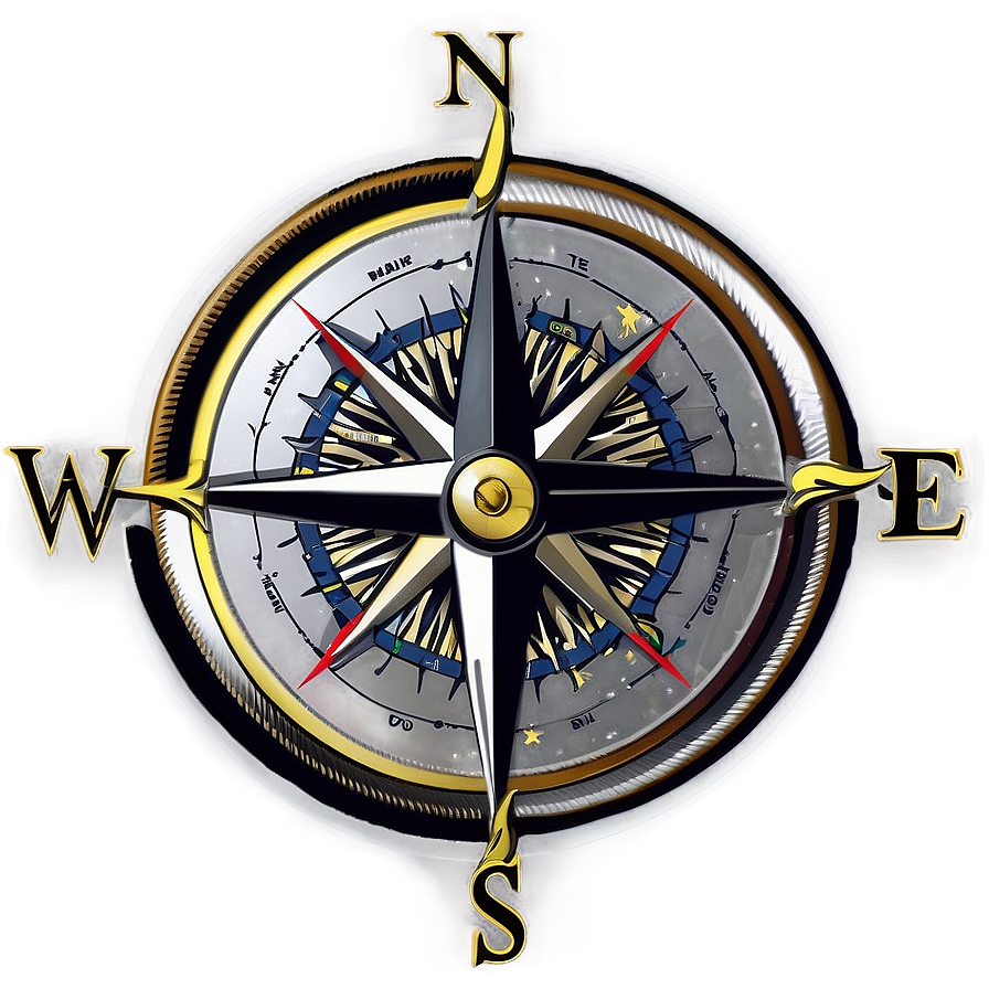 Compass Rose For Map Making Png 35