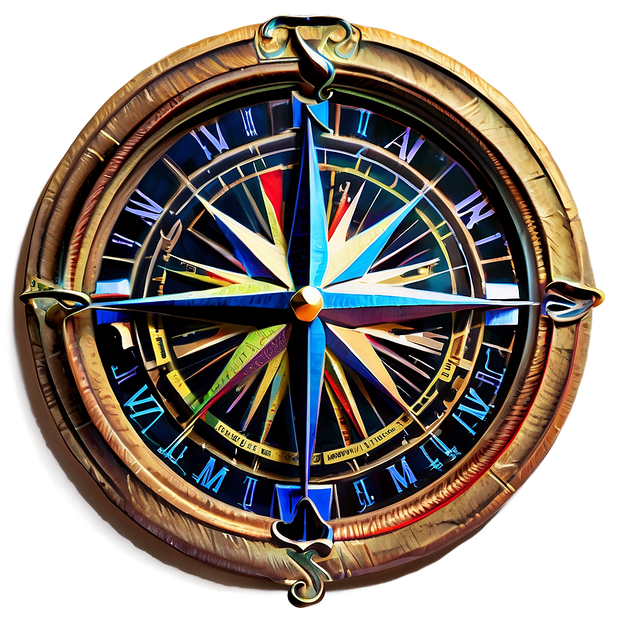 Compass Rose For Treasure Maps Png Nwl