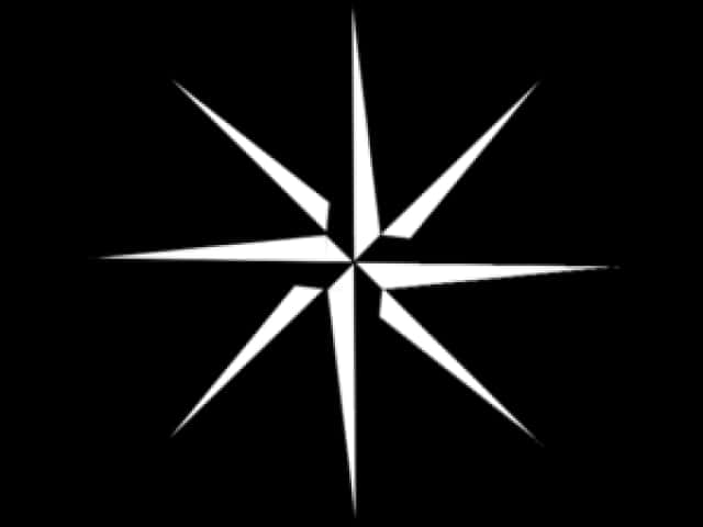 Compass Rose Graphic PNG with transparent background