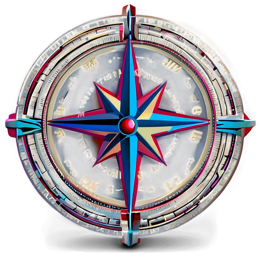 Compass Rose With Global Directions Png 05252024