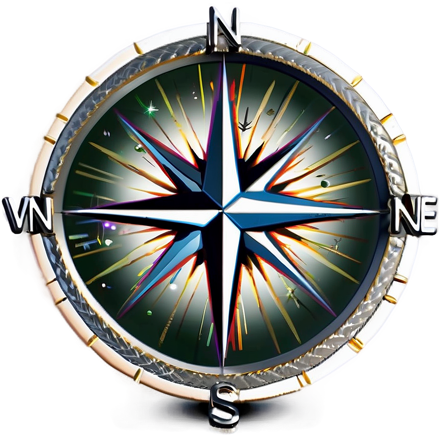 Compass Rose With North Star Png 49