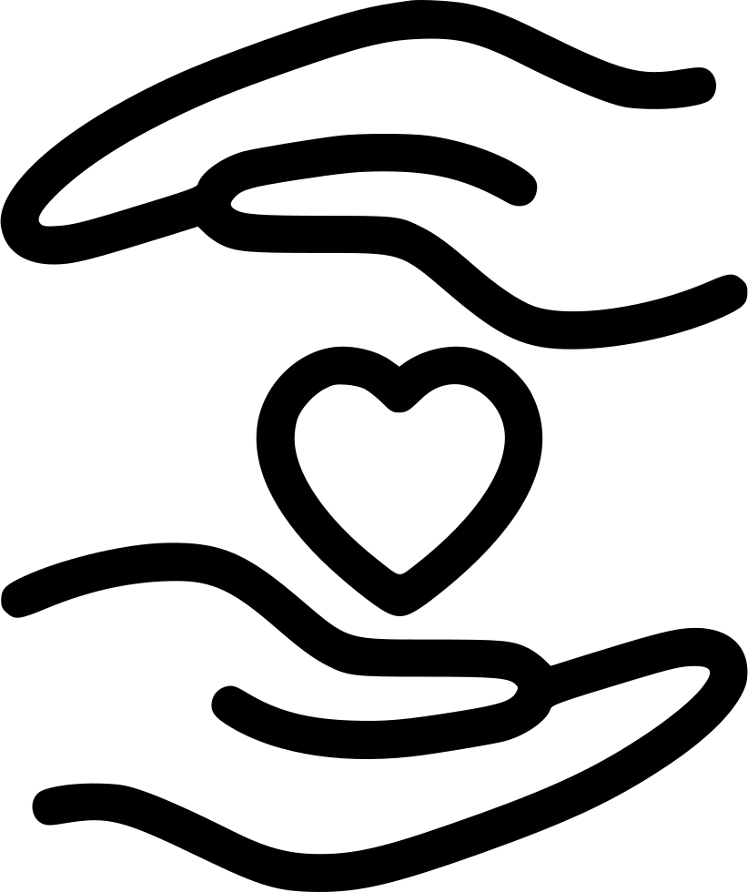Svg Png Icon Free - Caring Black And White, Transparent Png PNG with transparent background
