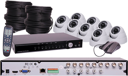 Complete C C T V Security System Setup