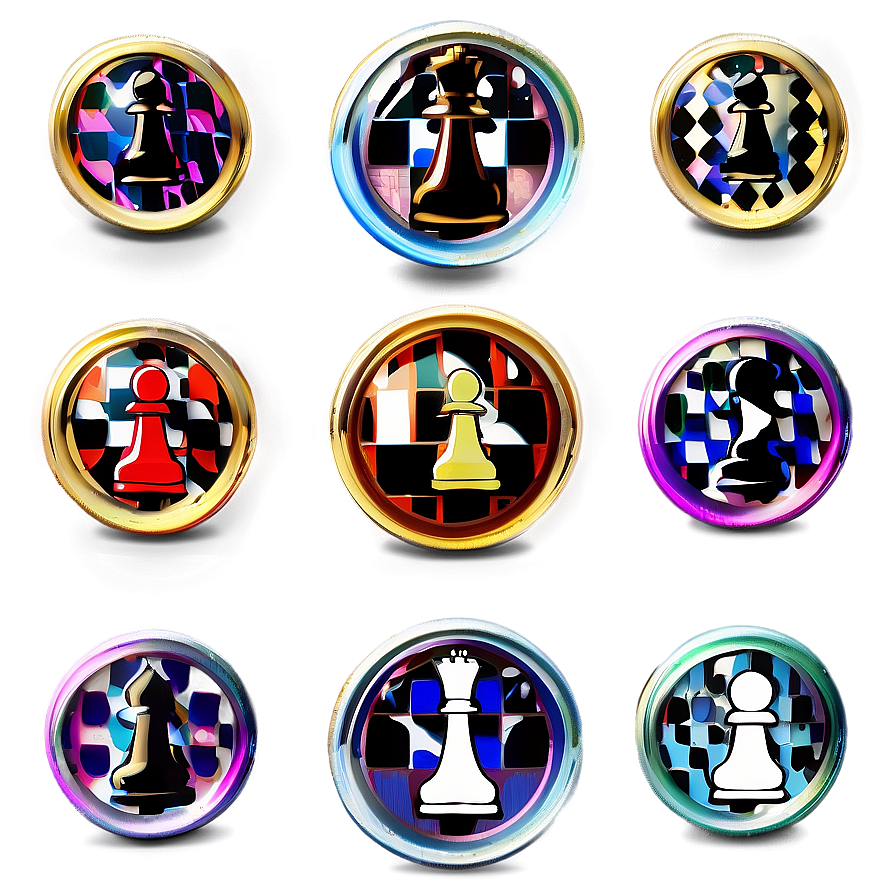 Complete Chess Set Icons PNG uqb PNG with transparent background