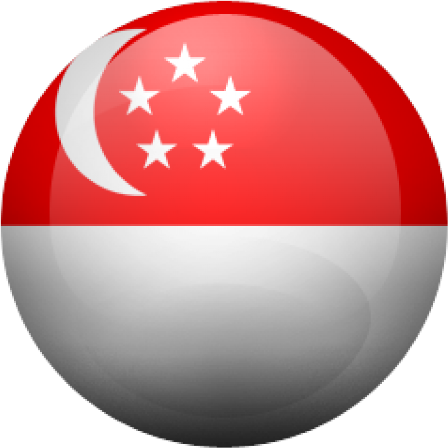 Computer Data Protection & Filing - Singapore Flag Sphere Png, Transparent Png PNG with transparent background