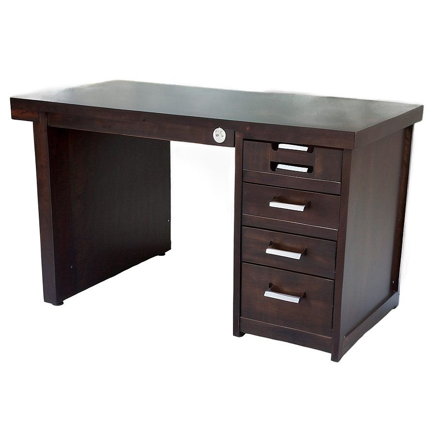 Computer Desk With Drawers Png Xig