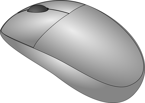 Computer Mouse Vector Illustration PNG with transparent background