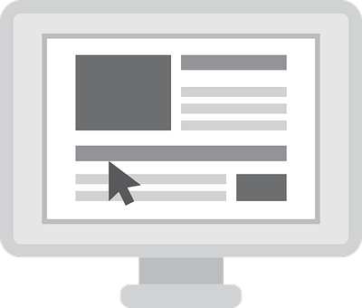 Computer Screen Graphic Interface PNG with transparent background