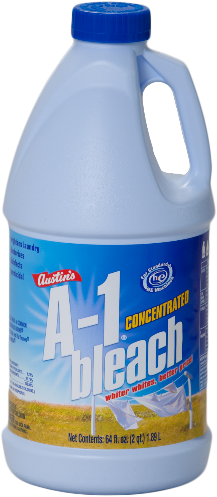 Concentrated Bleach Plastic Bottle