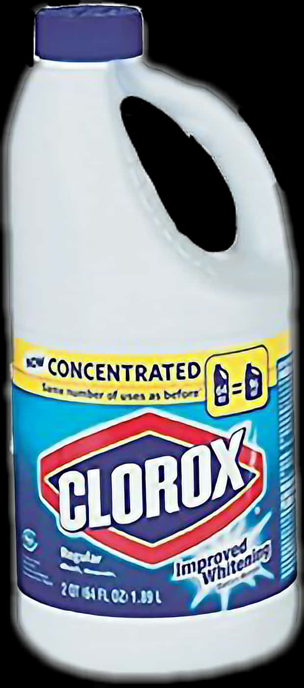 Concentrated Clorox Bleach Bottle PNG with transparent background