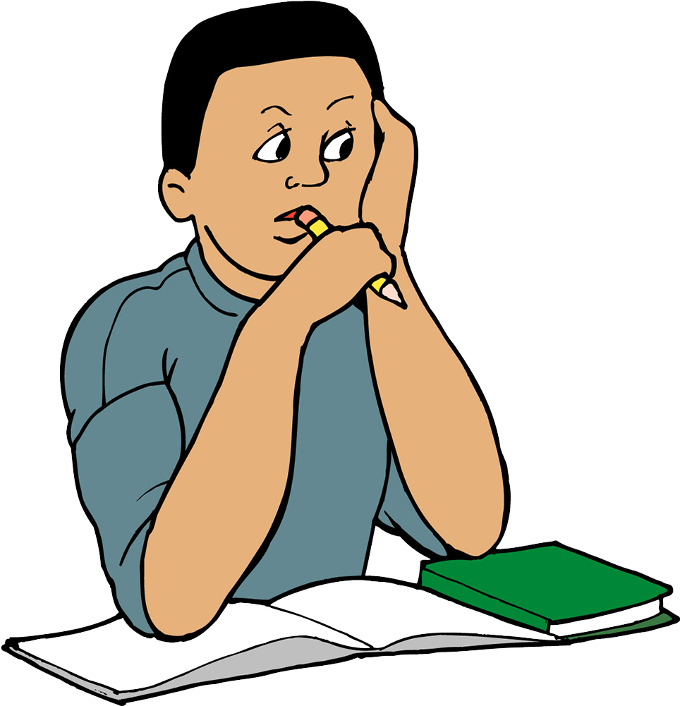Study Skills Clip Art Child Transprent Ⓒ - Student Study Image Cartoon, HD Png Download PNG with transparent background