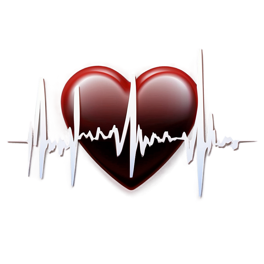 Conceptual Heartbeat Line Art Png Nhw50