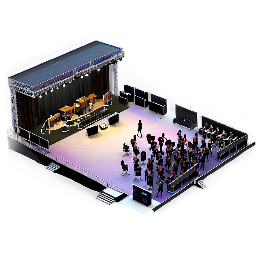 Concert Stage From Above Png 32