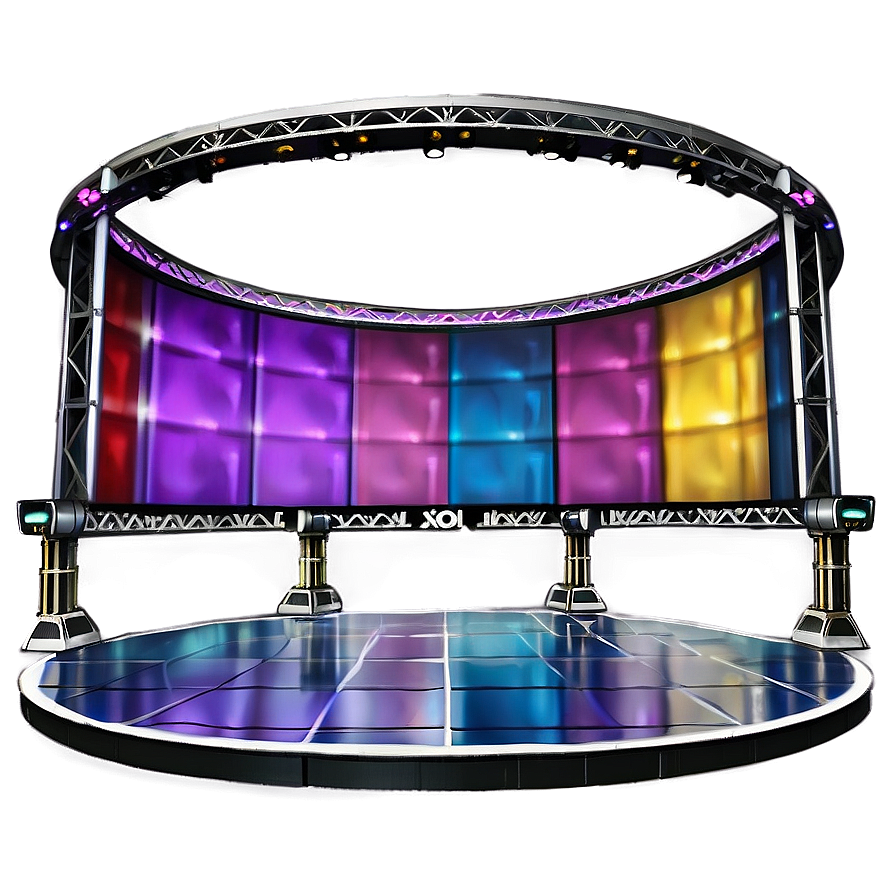 Concert Stage With Video Wall Png Gan9