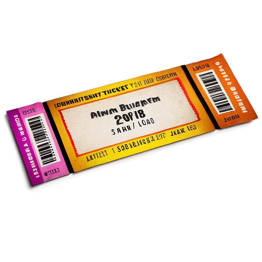 Concert Ticket Png 05252024