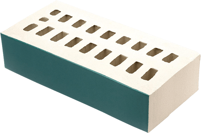 Wienerberger Standard Green Glazed Single Brick - Wienerberger Glazed White Brick, HD Png Download PNG image with a transparent background, free high-resolution download