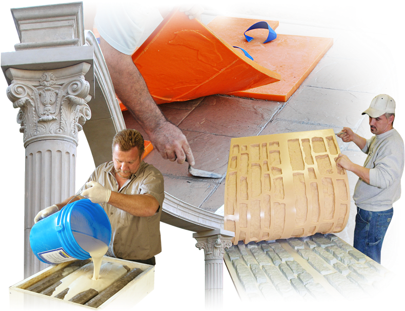 Concrete Mold Making & casting - Concrete Molding, HD Png Download PNG with transparent background